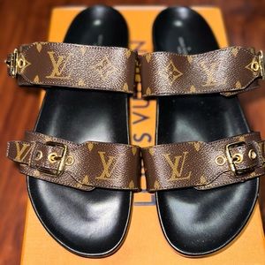Louis Vuitton Bom Día Flat Mule Sandals
